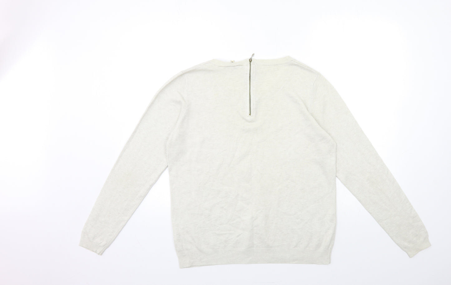 Papaya Womens Grey  Rayon Pullover Jumper Size 14