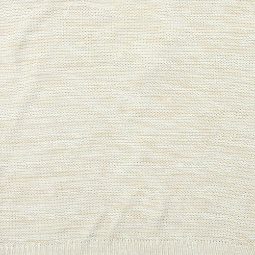 Evans Womens Beige  Knit Pullover Jumper Size 14
