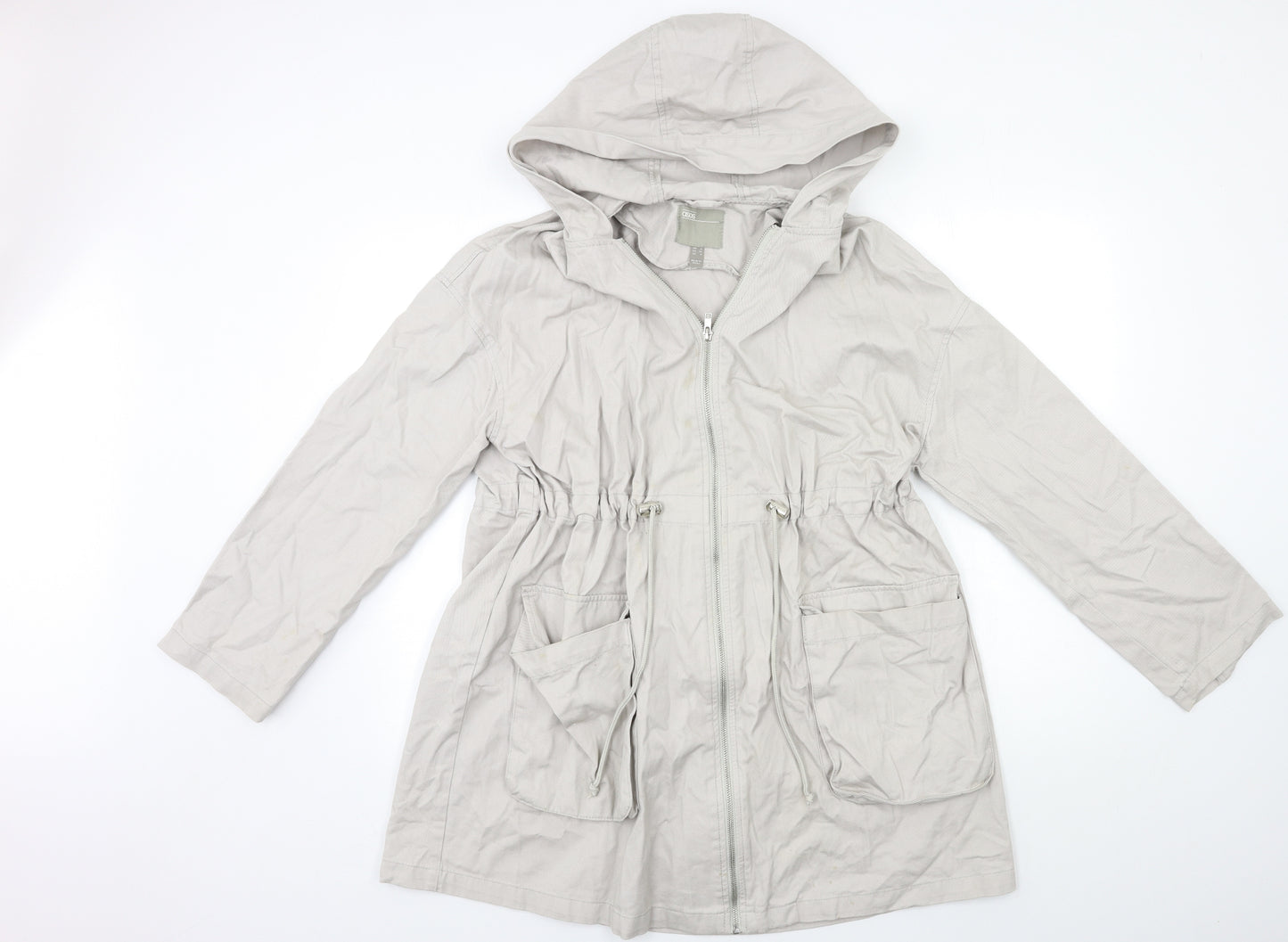ASOS Womens Grey   Overcoat Coat Size 8