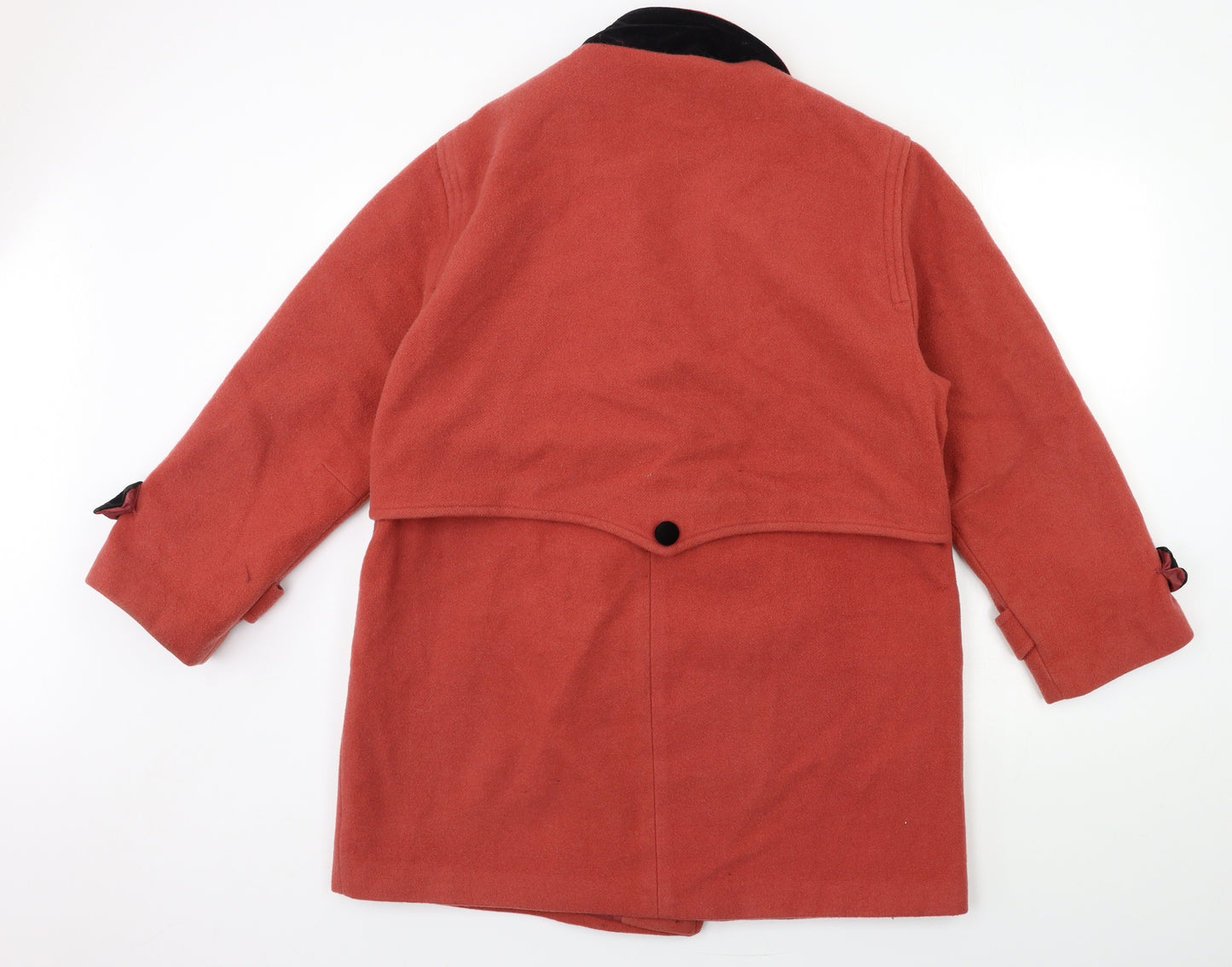 Preworn Womens Red   Overcoat Coat Size 20