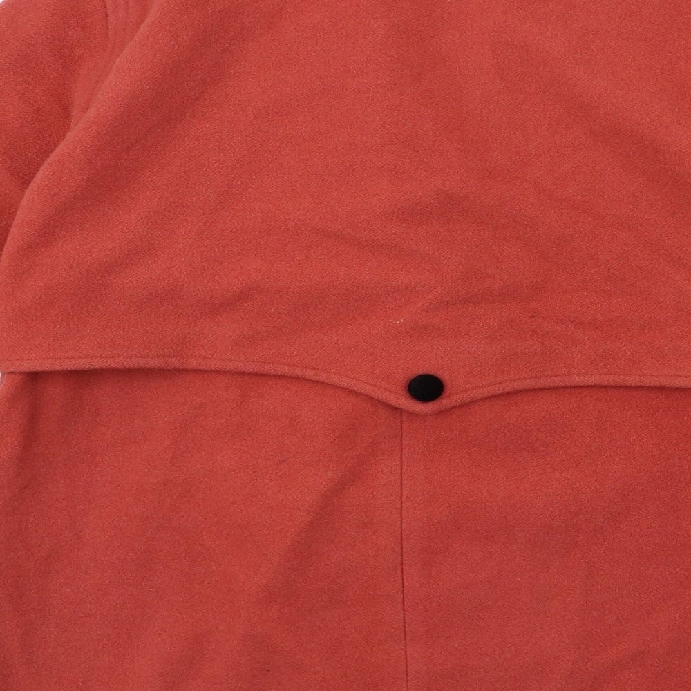 Preworn Womens Red   Overcoat Coat Size 20
