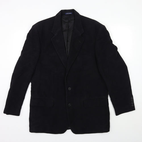 David Moss Mens Black   Jacket Suit Jacket Size 42