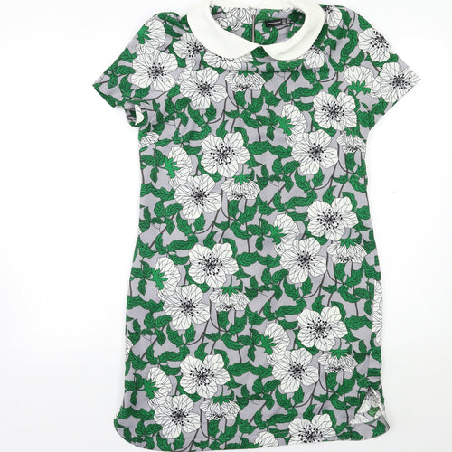 Atmosphere Womens Green Floral  Shift  Size 8