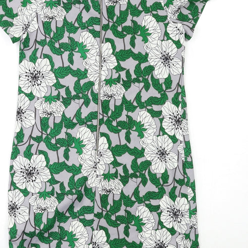 Atmosphere Womens Green Floral  Shift  Size 8