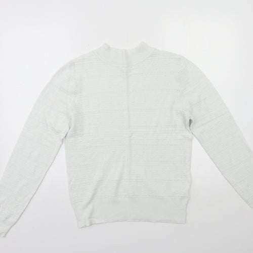 NXT Womens White  Knit Pullover Jumper Size 12