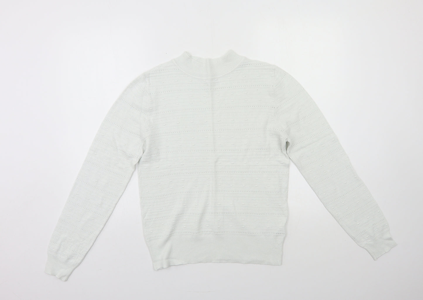 NXT Womens White  Knit Pullover Jumper Size 12