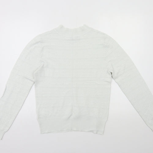 NXT Womens White  Knit Pullover Jumper Size 12