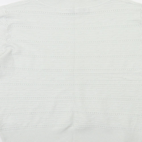 NXT Womens White  Knit Pullover Jumper Size 12