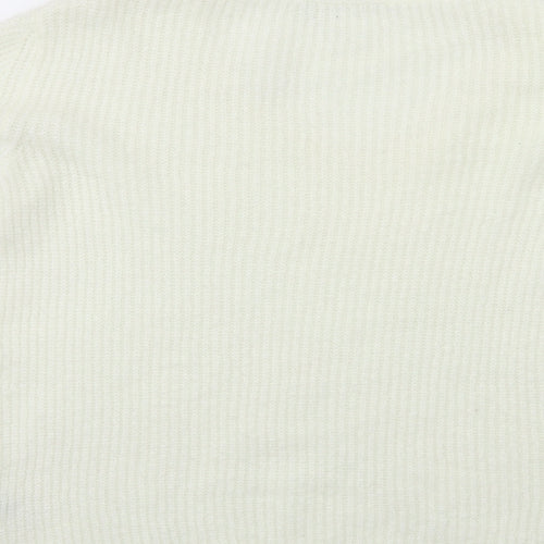 George Womens White  Knit Pullover Jumper Size 12