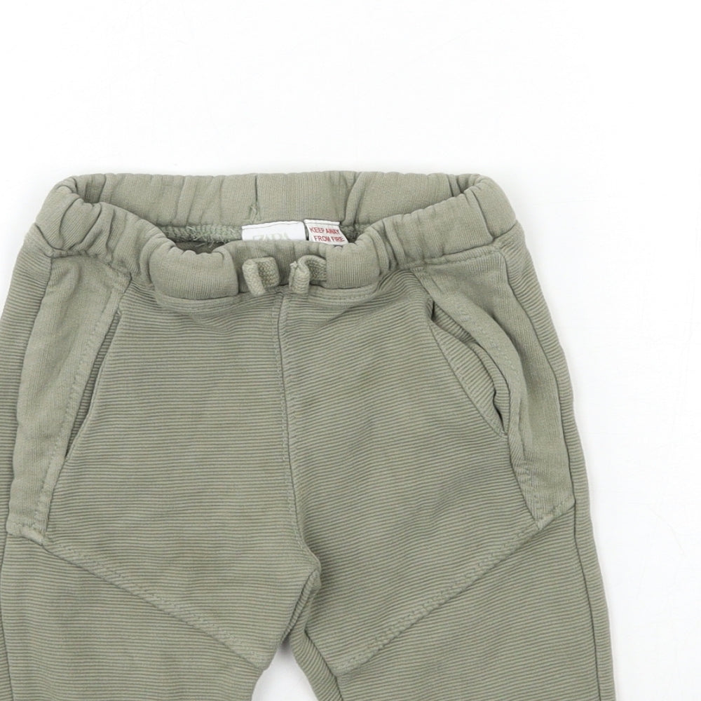 Zara Baby Green   Jogger Trousers Size 18 Months