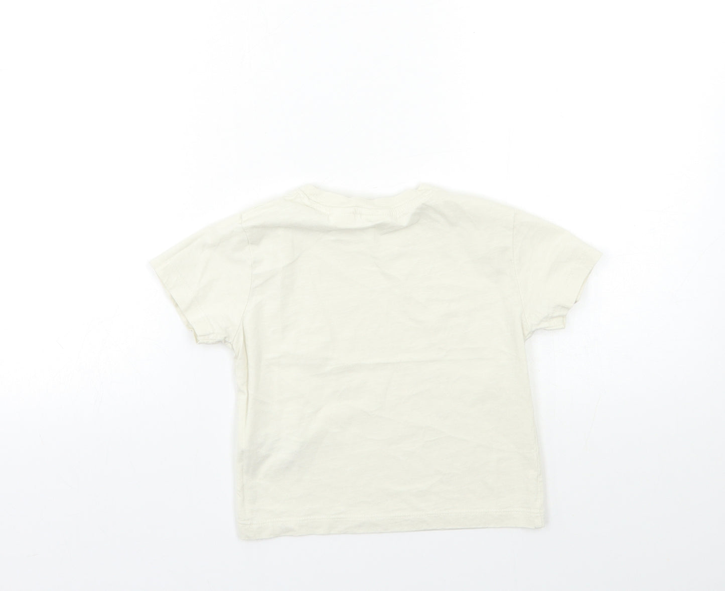 Zara Baby Beige   Basic T-Shirt Size 18-24 Months