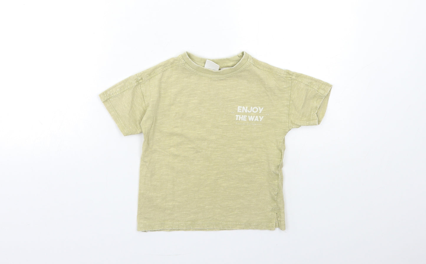 Zara Baby Beige   Basic T-Shirt Size 18-24 Months