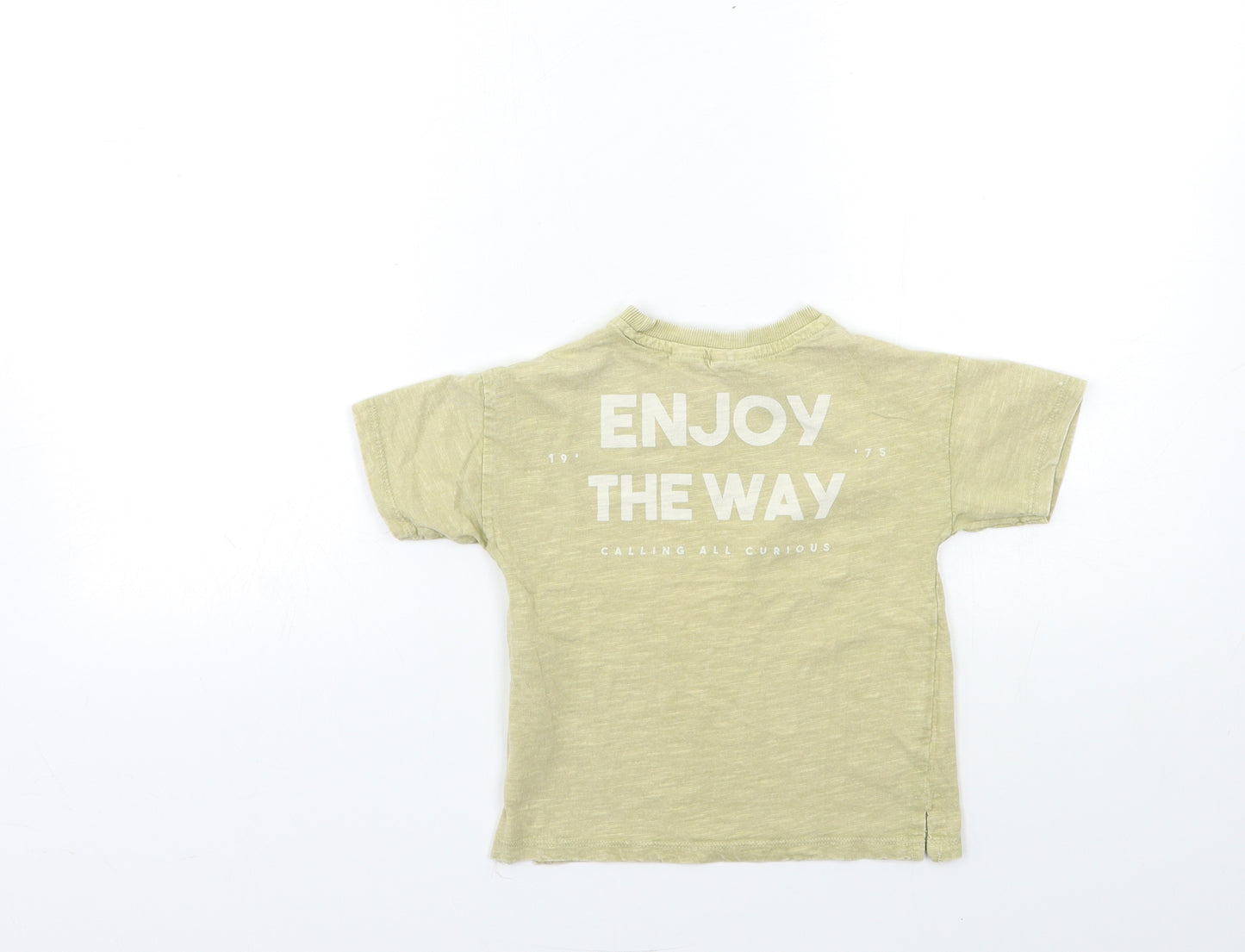 Zara Baby Beige   Basic T-Shirt Size 18-24 Months