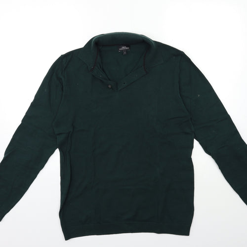 NEXT Mens Green  Knit Pullover Jumper Size M