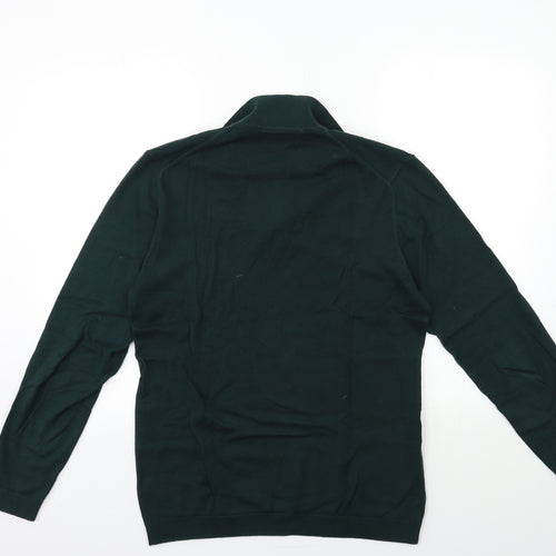 NEXT Mens Green  Knit Pullover Jumper Size M