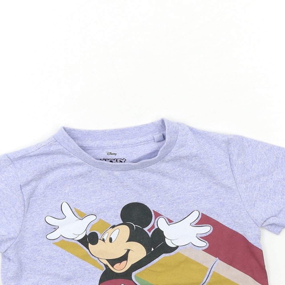 NEXT Baby Blue   Basic T-Shirt Size 12-18 Months  - Disney mickey mouse