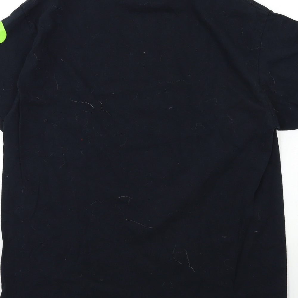 Gildan Mens Black    T-Shirt Size M