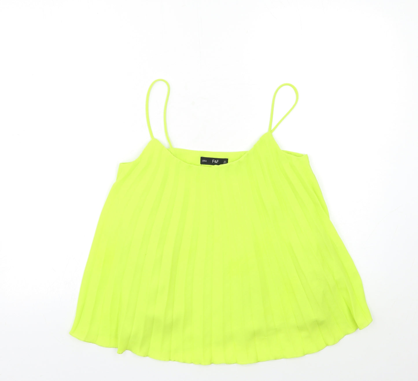 F&F Womens Green   Basic Tank Size 6