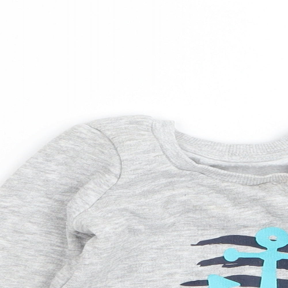Matalan Boys Grey   Pullover Jumper Size 0-3 Months