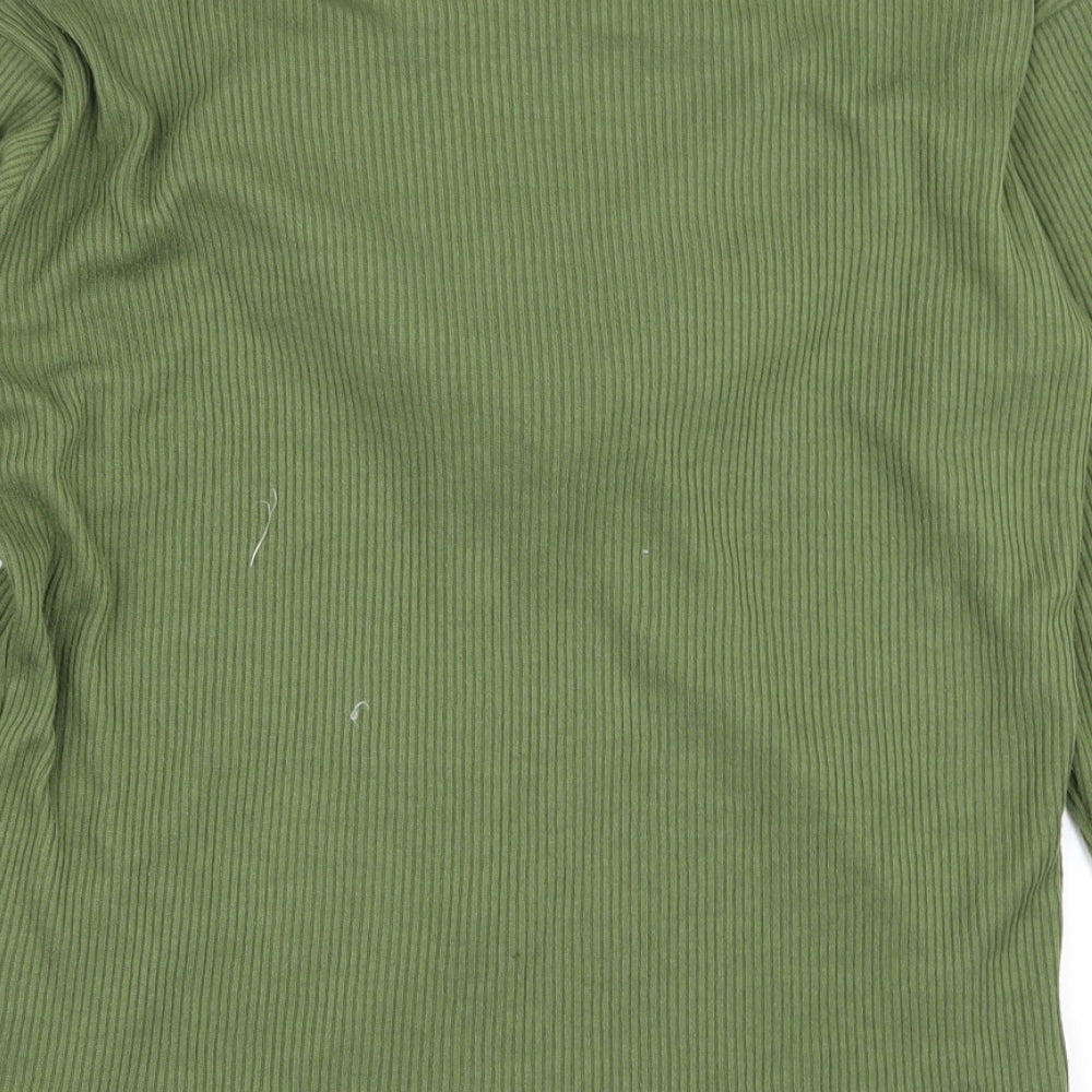 Divided by H&M Womens Green   Full Zip Jumper Size S