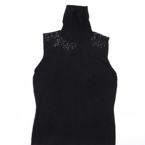 pepper and co Womens Black   Pullover Jumper Size M