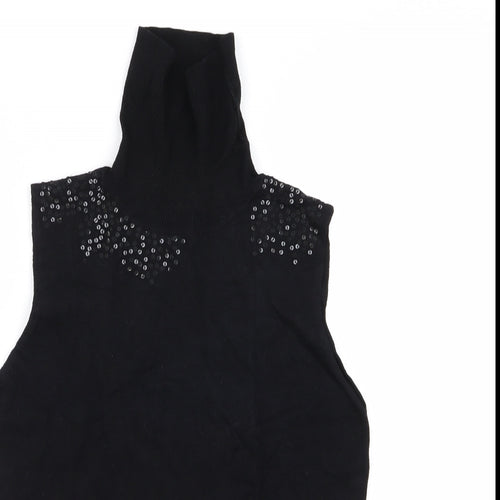 pepper and co Womens Black   Pullover Jumper Size M