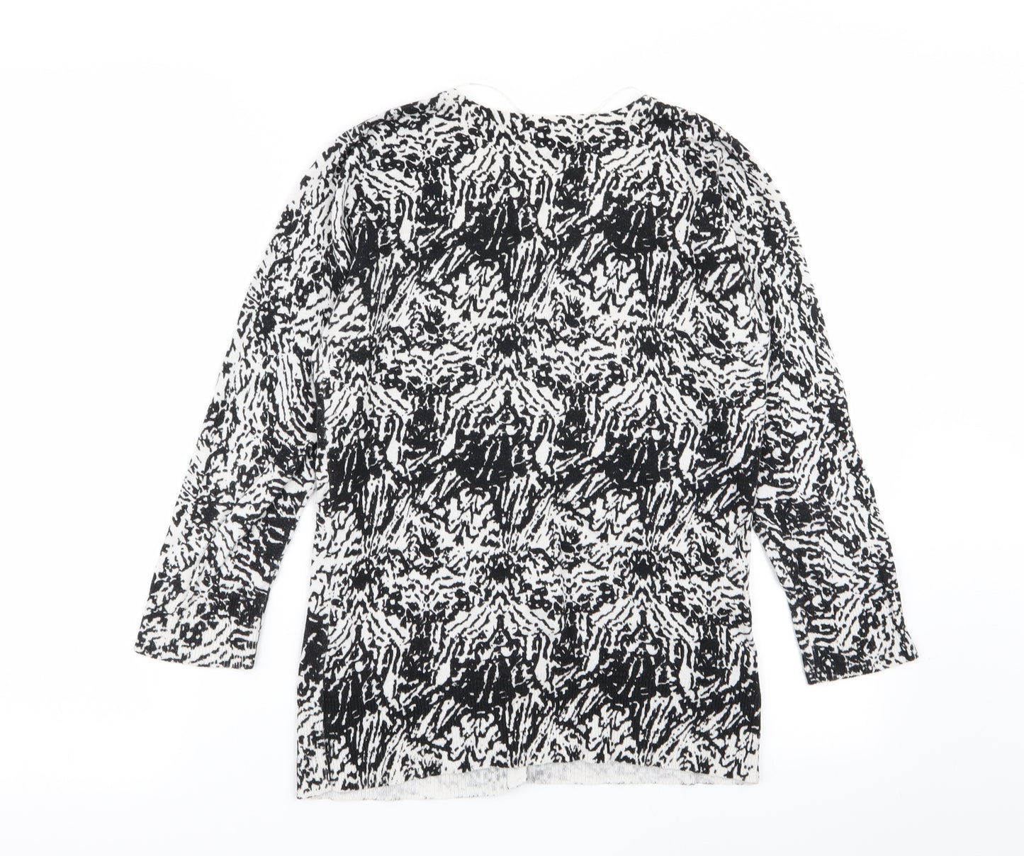 F&F Womens Multicoloured Geometric  Cardigan Jumper Size 8