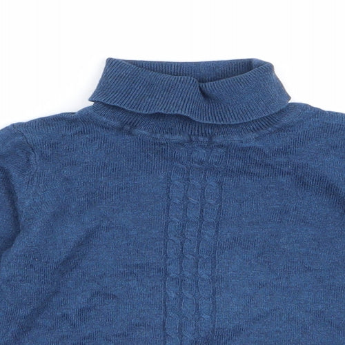 babyk Girls Blue   Basic T-Shirt Size 9-12 Months