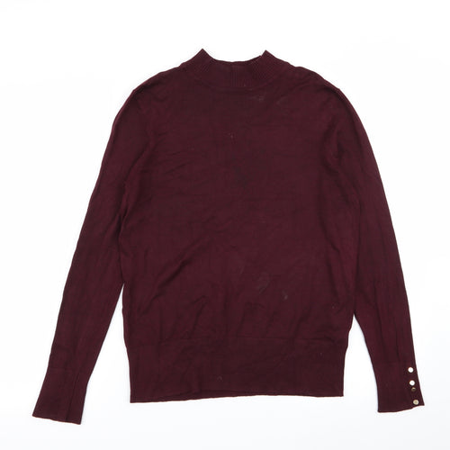 F&F Womens Red   Pullover Jumper Size 12