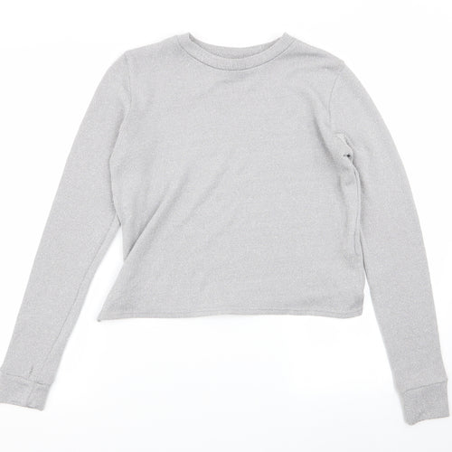 Divided by H&M Womens Silver   Pullover Jumper Size XS