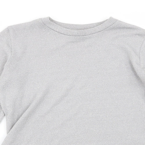 Divided by H&M Womens Silver   Pullover Jumper Size XS