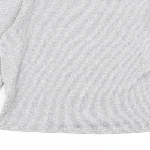 Divided by H&M Womens Silver   Pullover Jumper Size XS