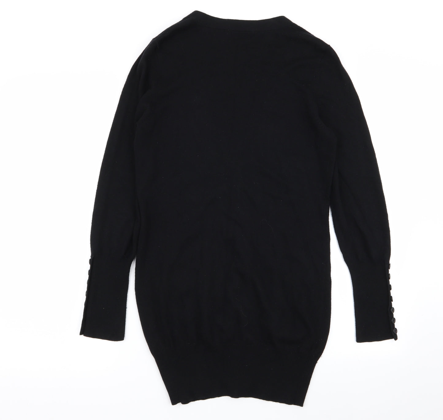 M&S Womens Black   Cardigan Jumper Size 10