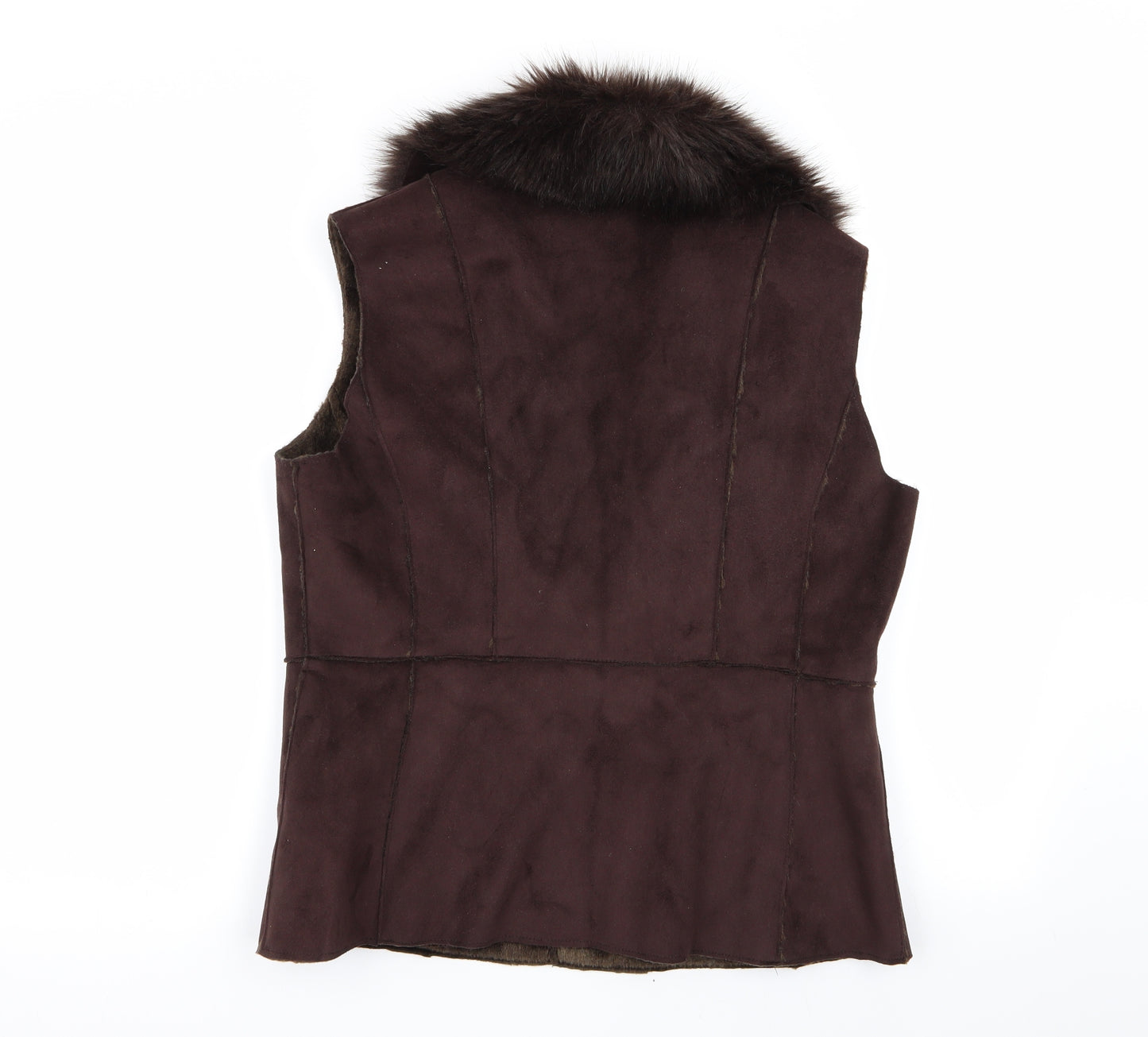 EAST Womens Brown   Gilet Jacket Size M