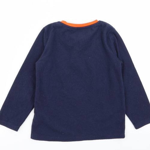 Primark Boys Blue Solid   Pyjama Top Size 5-6 Years