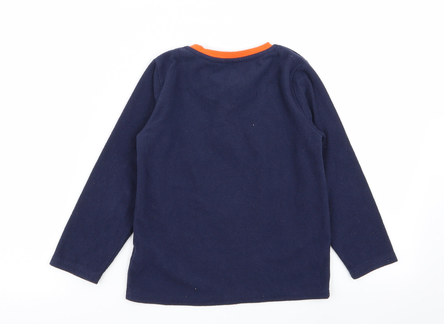 Primark Boys Blue Solid   Pyjama Top Size 5-6 Years