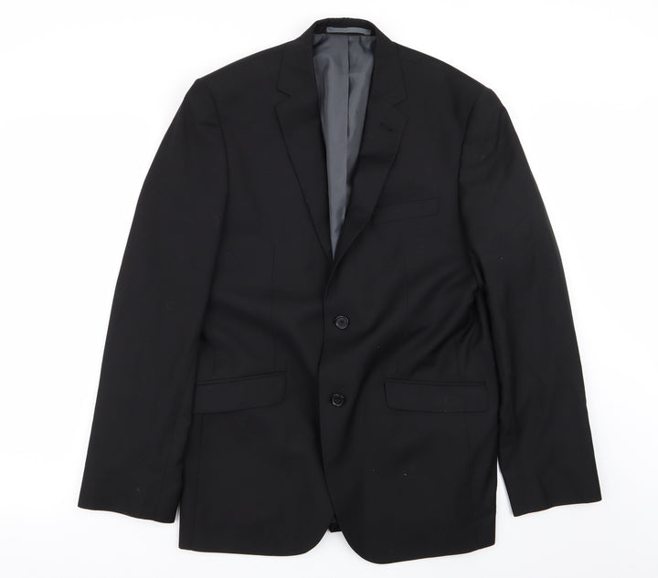 taylor&wright Mens Black Jacket Blazer Size 40
