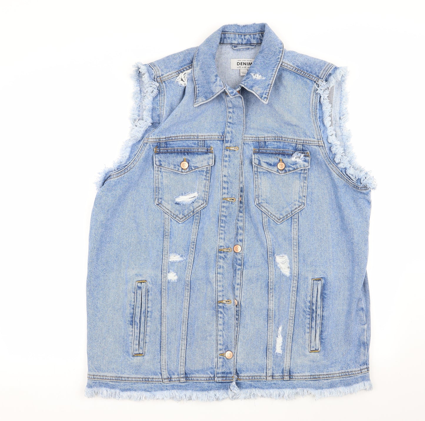New Look Womens Blue   Jacket  Size 20  - denim jacket