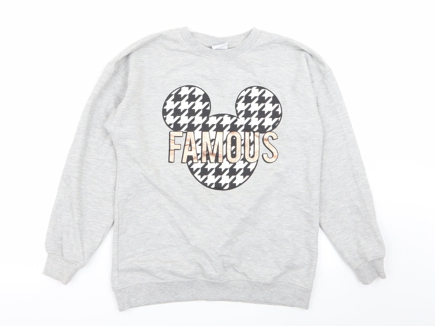 Disney Womens Grey   Pullover Jumper Size 6