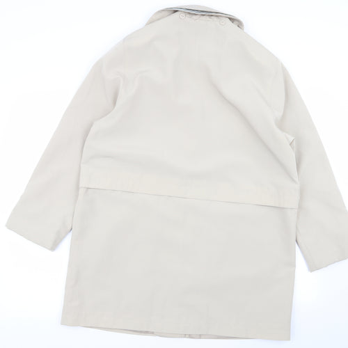 Evans Womens Beige   Overcoat Coat Size 14
