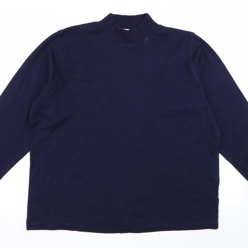 holmewood Womens Blue   Basic T-Shirt Size 18