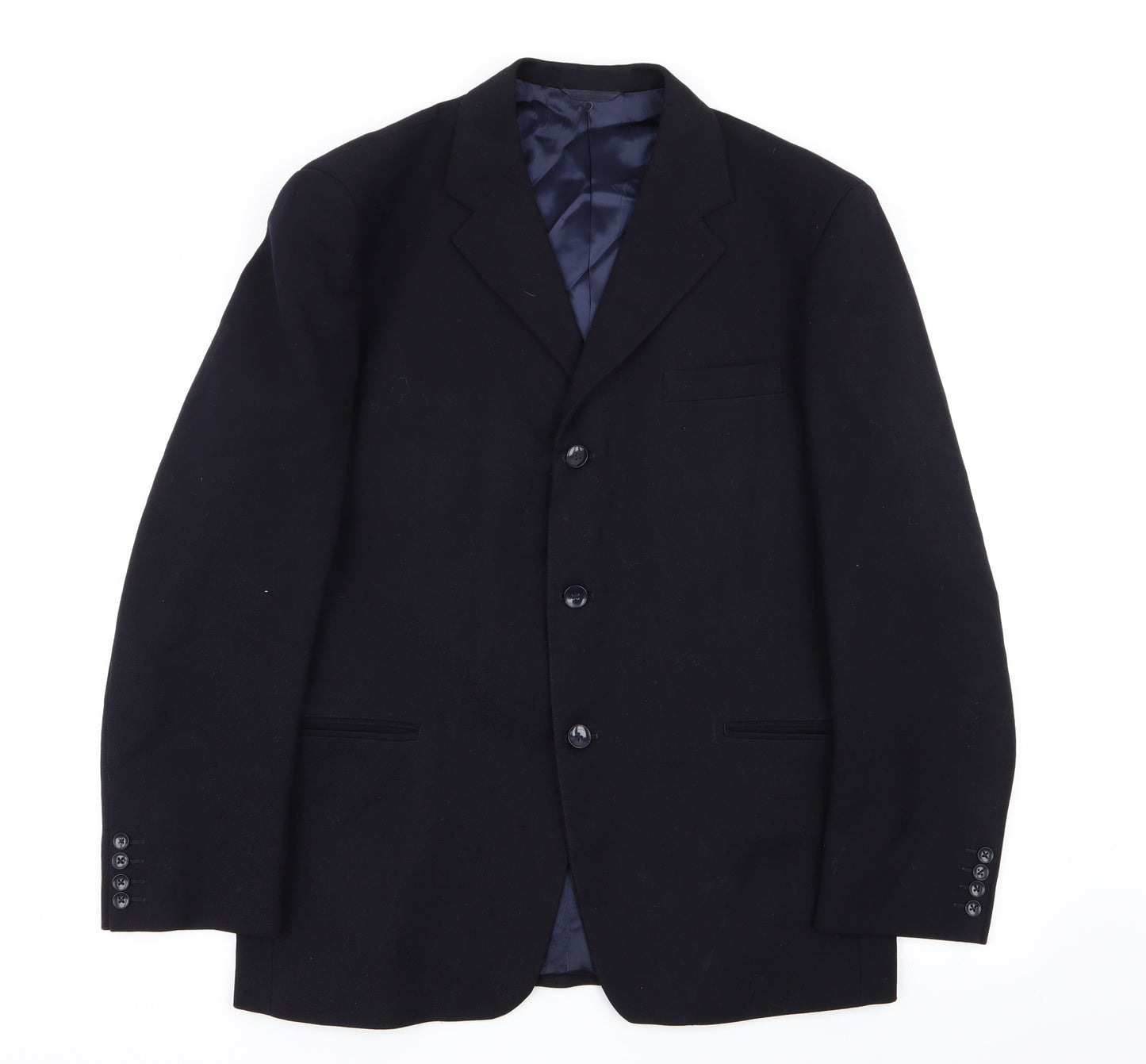 john hutton Mens Blue   Jacket Blazer Size 42