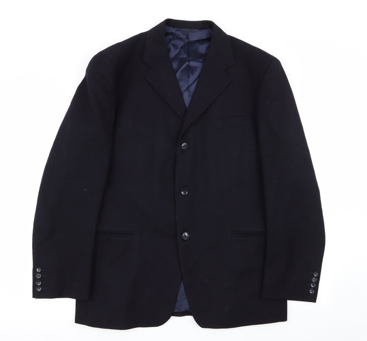 john hutton Mens Blue   Jacket Blazer Size 42