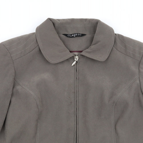 Classic Womens Grey   Jacket  Size 16