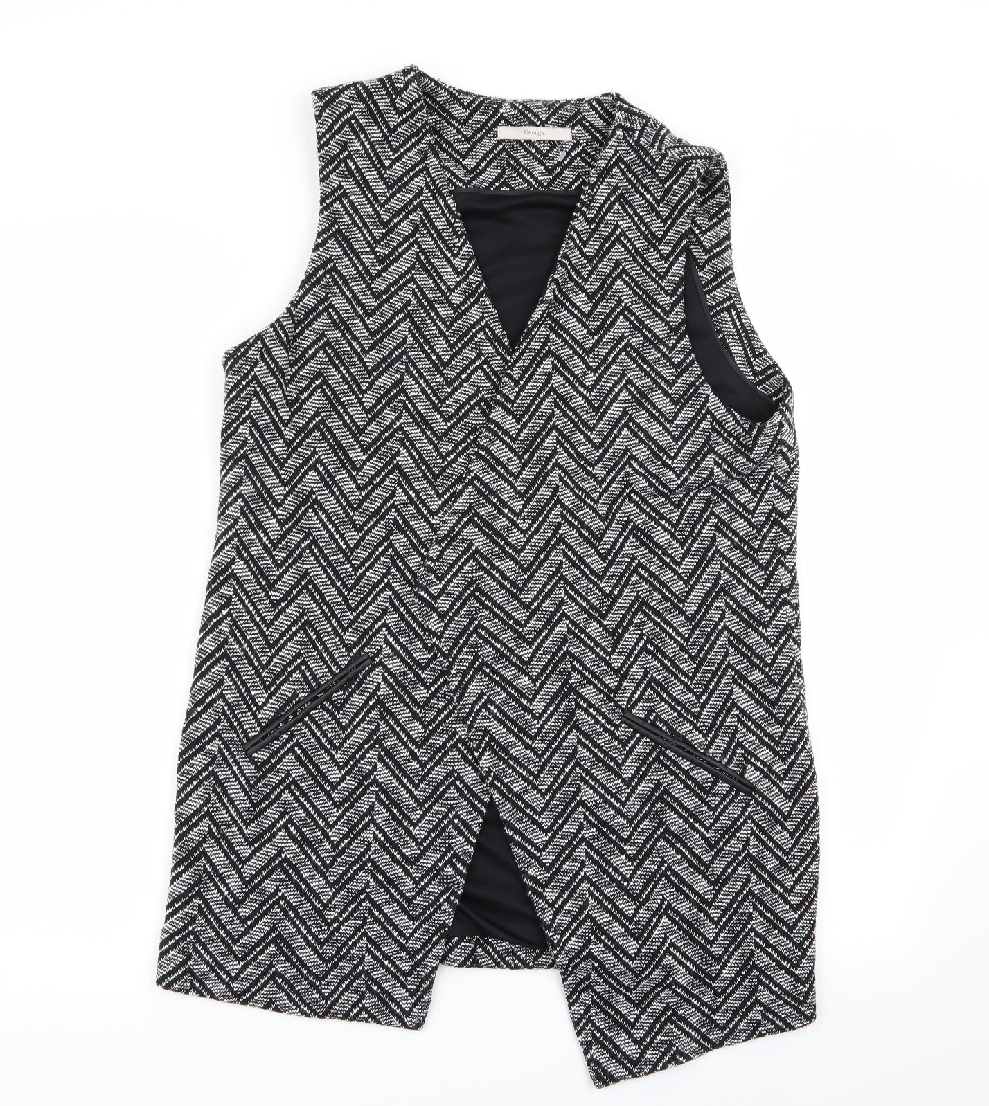Asda George Womens Multicoloured Geometric  Cardigan Jumper Size 14