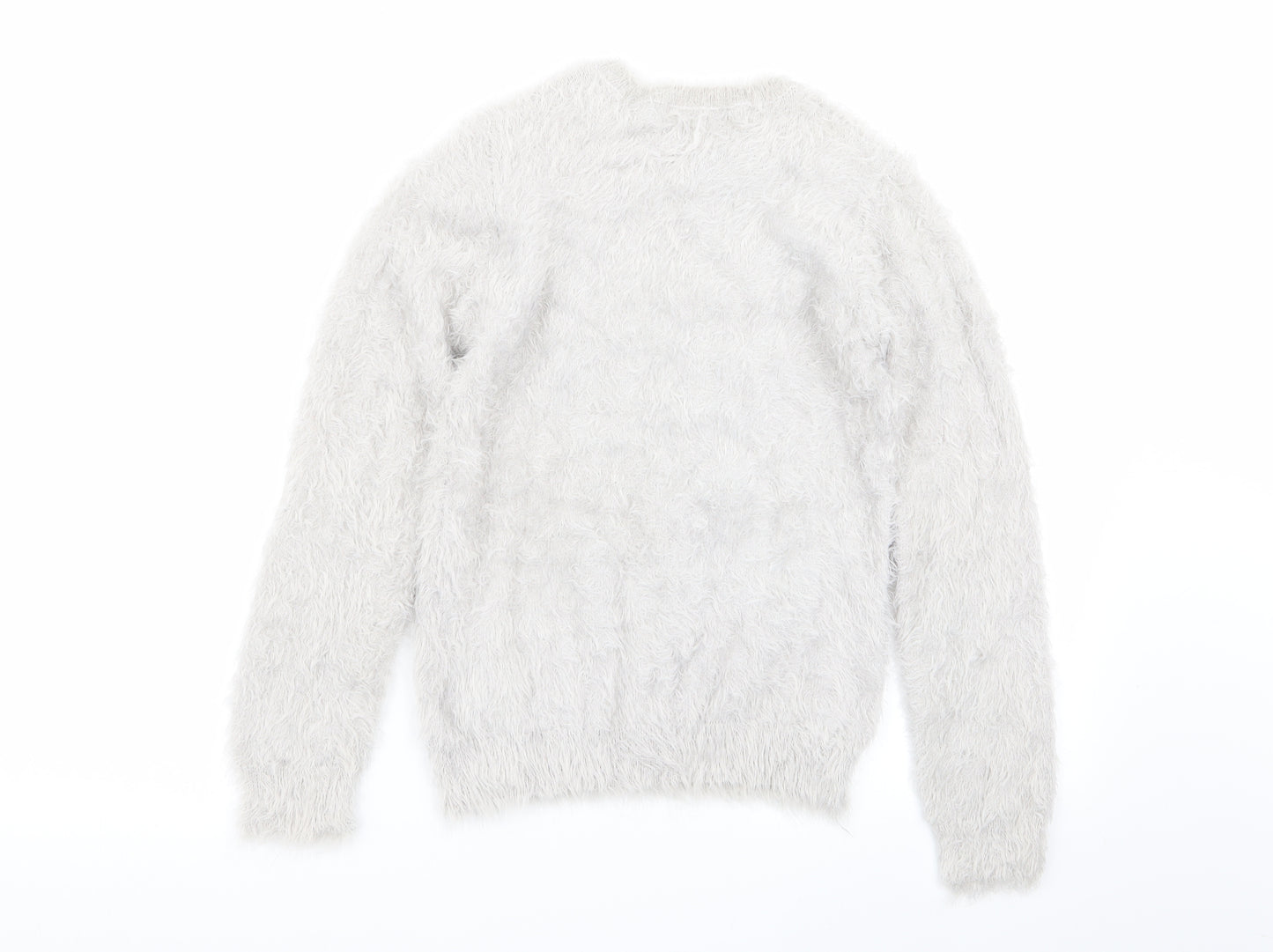 pep&co Girls Grey   Pullover Jumper Size 10-11 Years  - christmas