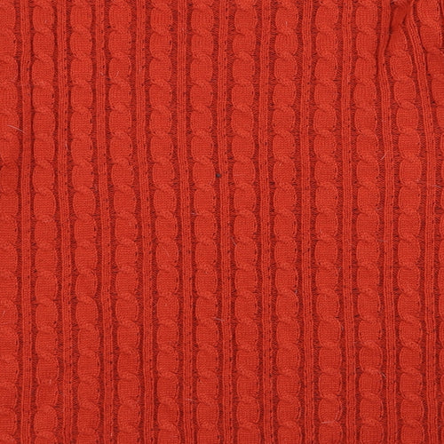 pure and natural Womens Orange   Pullover Jumper Size L