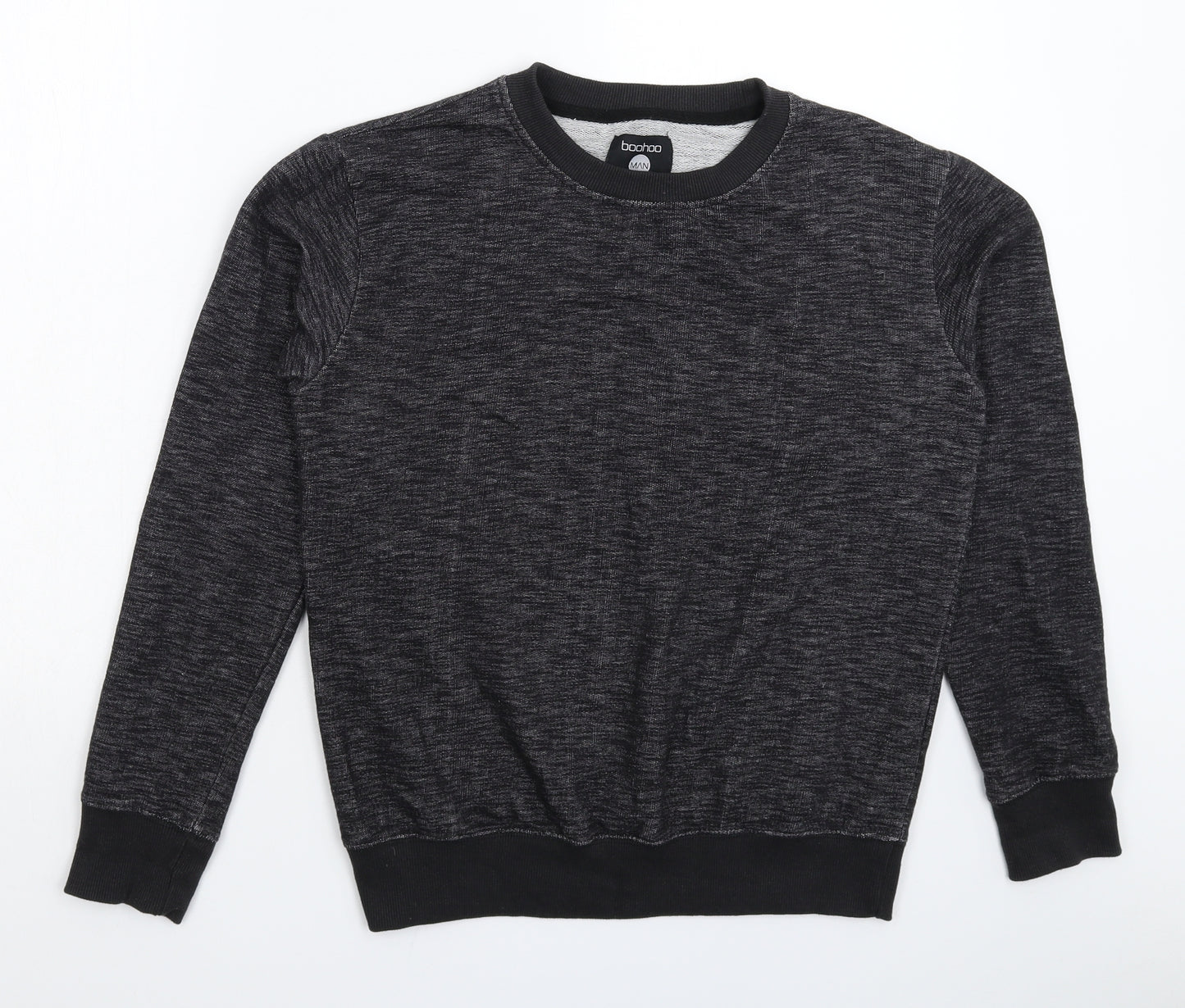 Boohoo Mens Blue   Pullover Sweatshirt Size S