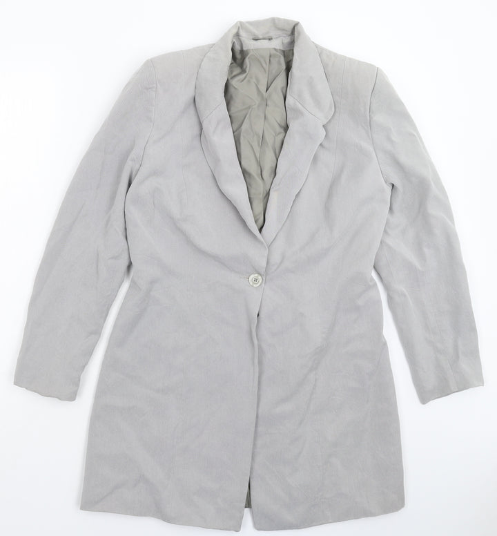 Debenhams Womens Grey Jacket Suit Jacket Size 12
