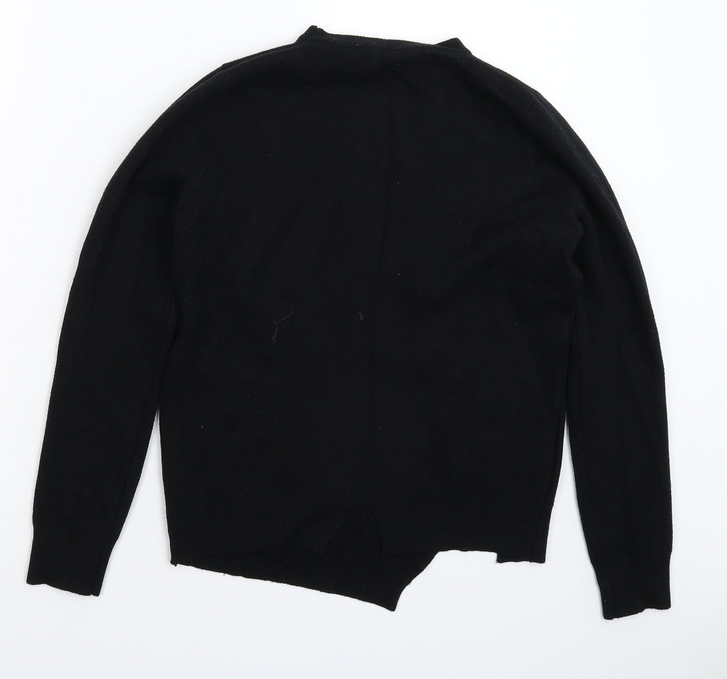 Preworn Womens Black  Knit Pullover Jumper Size 12